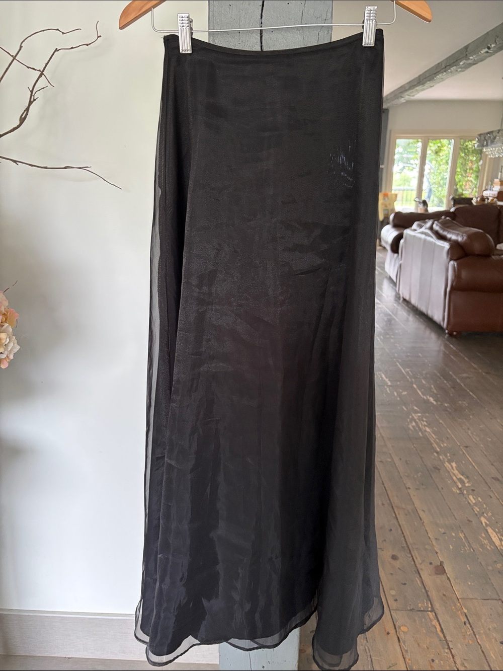 Studio Black Maxi Skirt MSTUDIO size 3